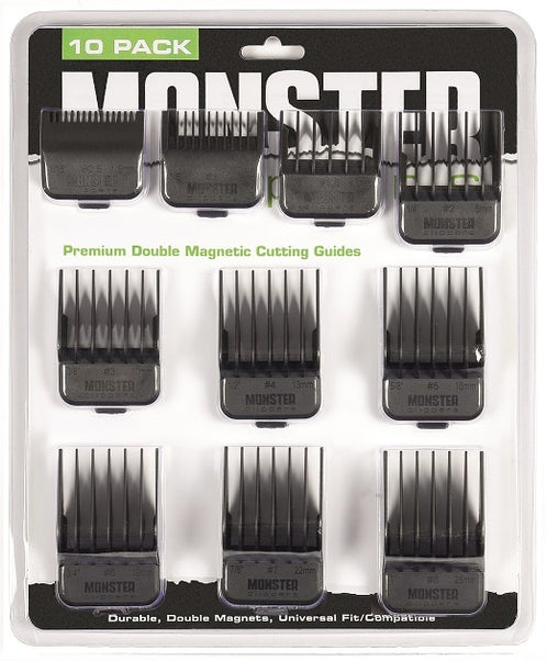 Monsterclippers PREMIUM DUBBEL MAGNETISCHE OPZETKAMMEN - ZWART